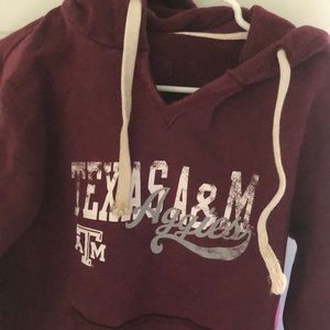 Texas A&M Aggies Burgundy Hooded Sweatshirt women’s size XS